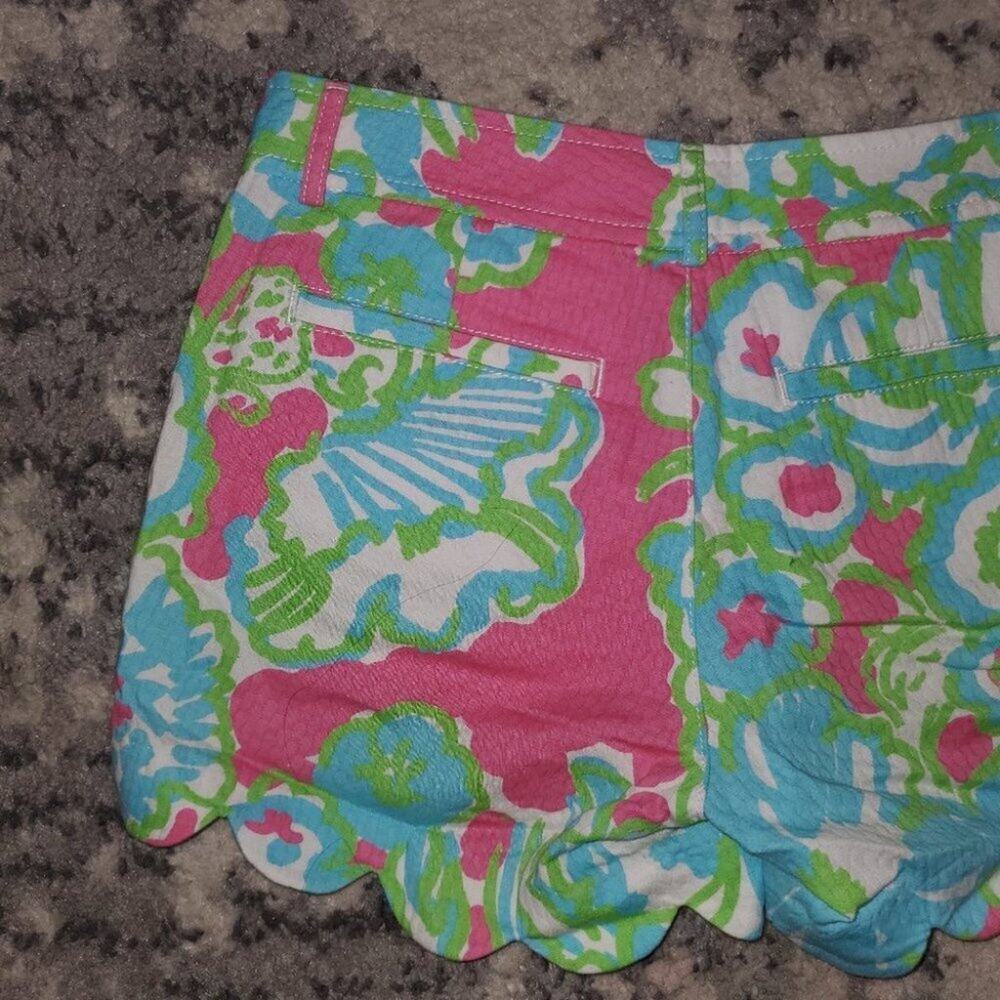 LILLY PULITZER 5" BUTTERCUP STRETCH SHORT sz 2 - Picture 6 of 9